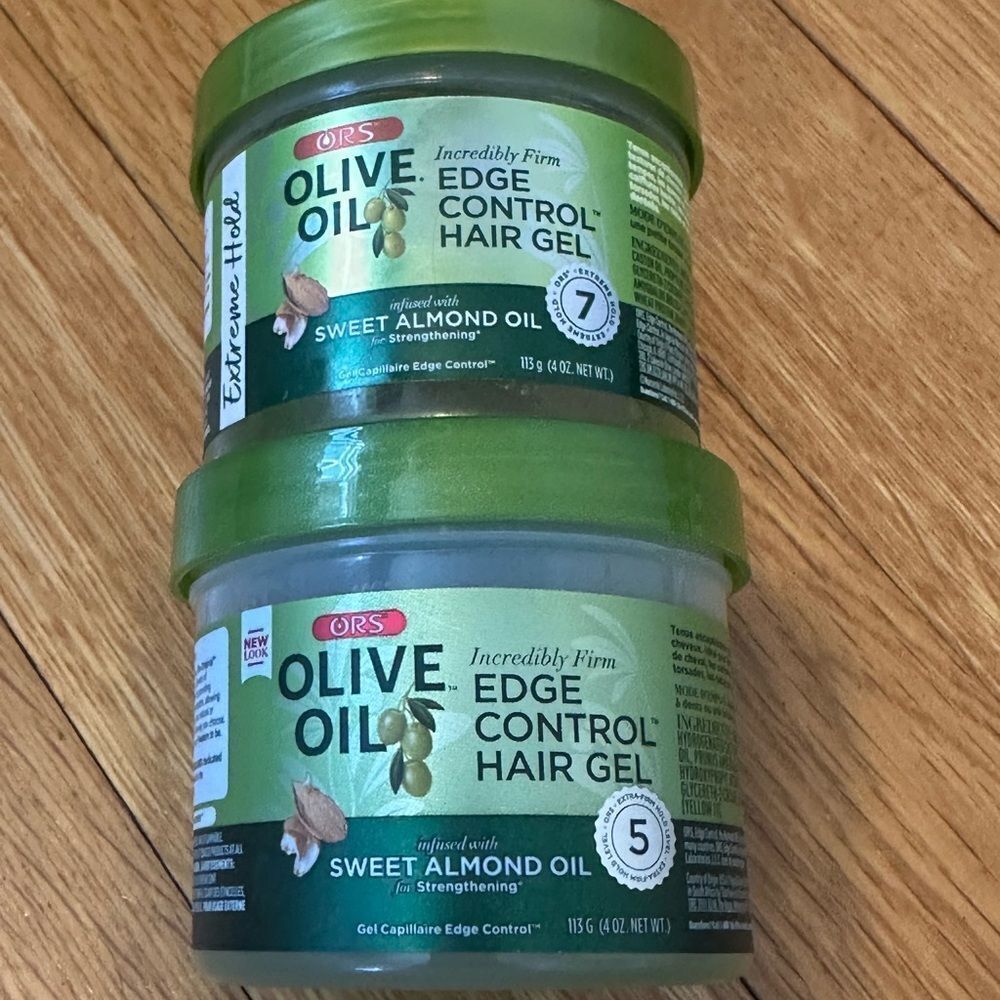 2PK- Ors olive almond oil Hair Gel Great For Flyaways- edge fixer